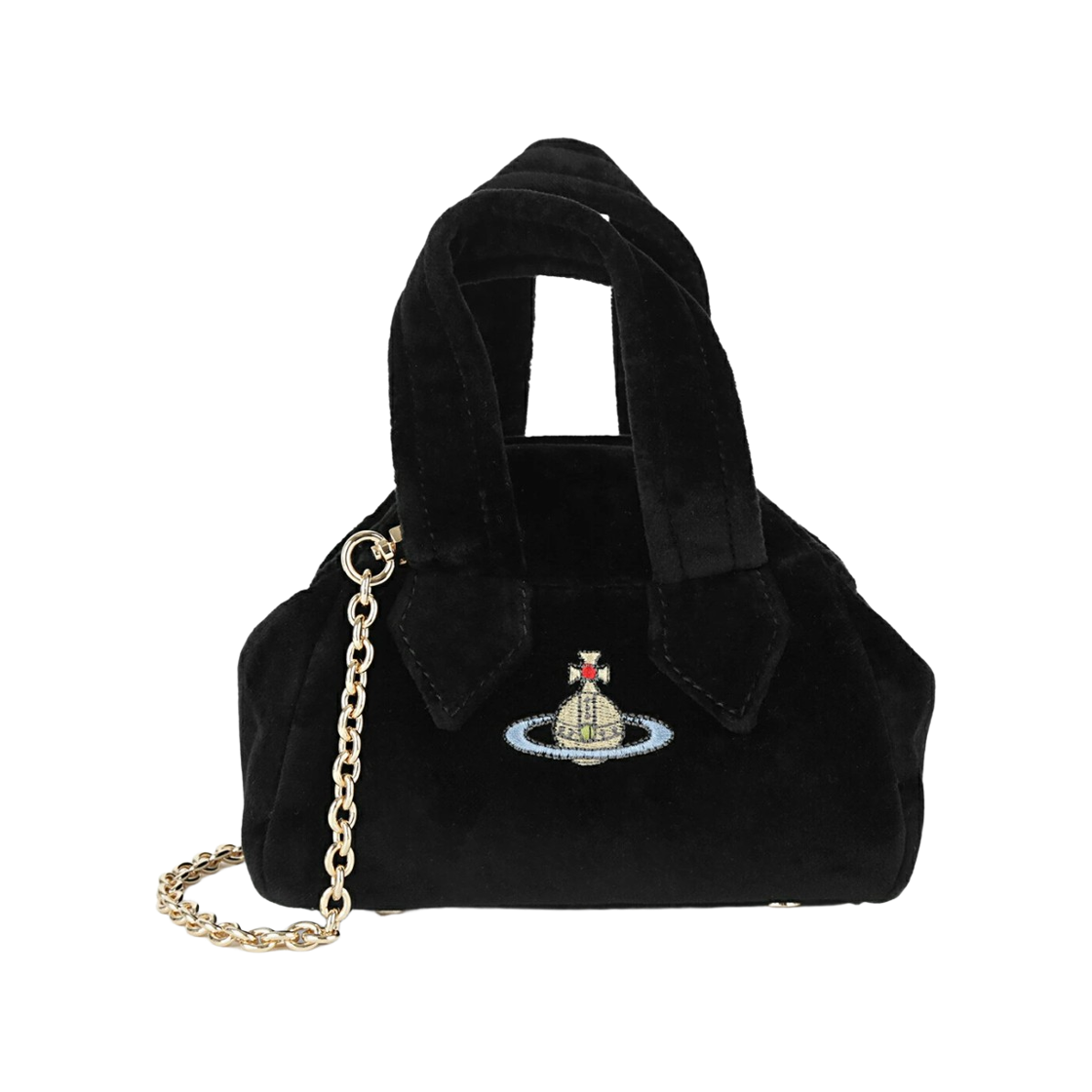 47030007W-W00ZL-N401 Vivienne Westwood Archive Mini Handbag Black