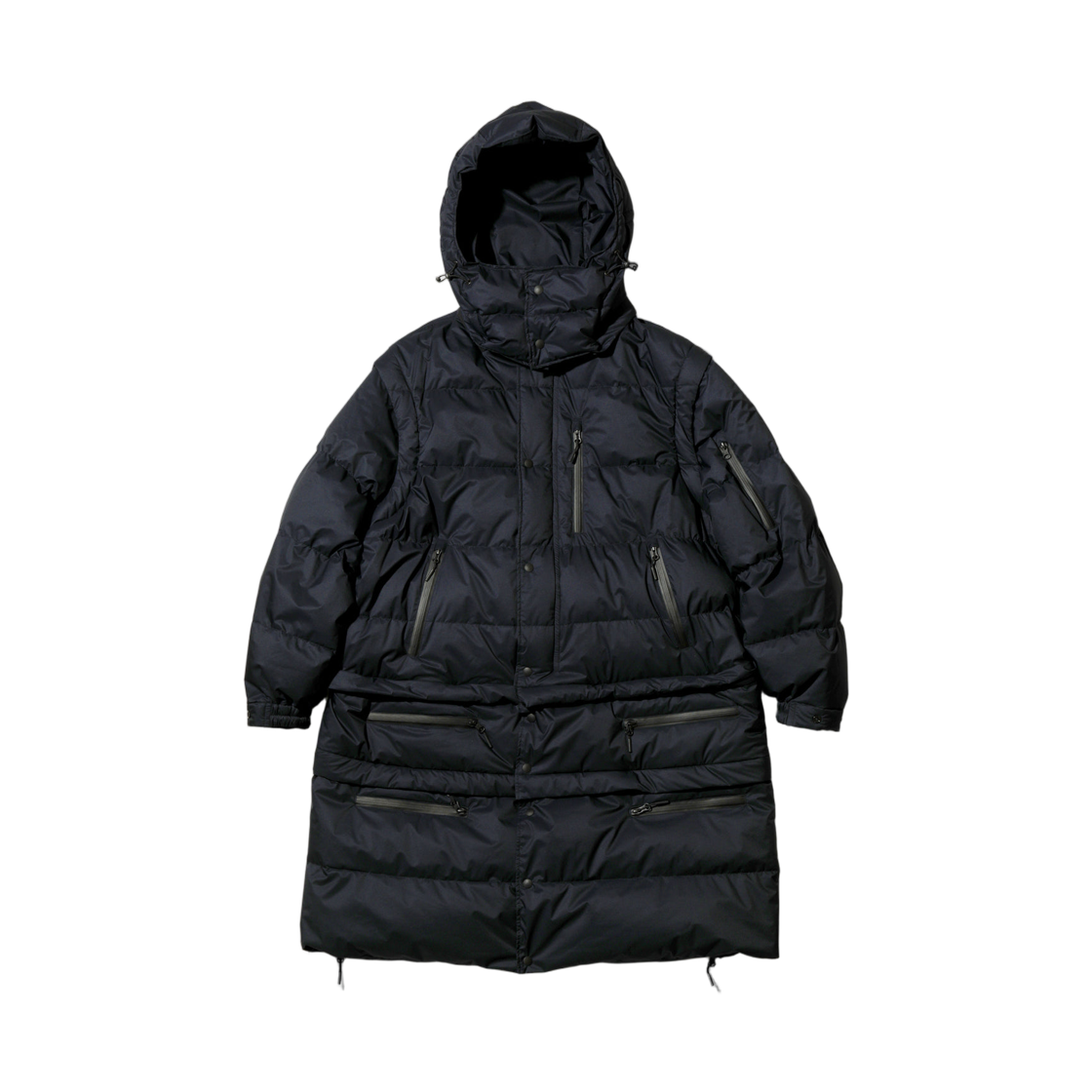 니들스 x 엔지니어드 가먼츠 x 난가 디테처블 다운 코트 다크 네이비(Needles x Engineered Garments x Nanga Detachable Down Coat Dark Navy) - 1