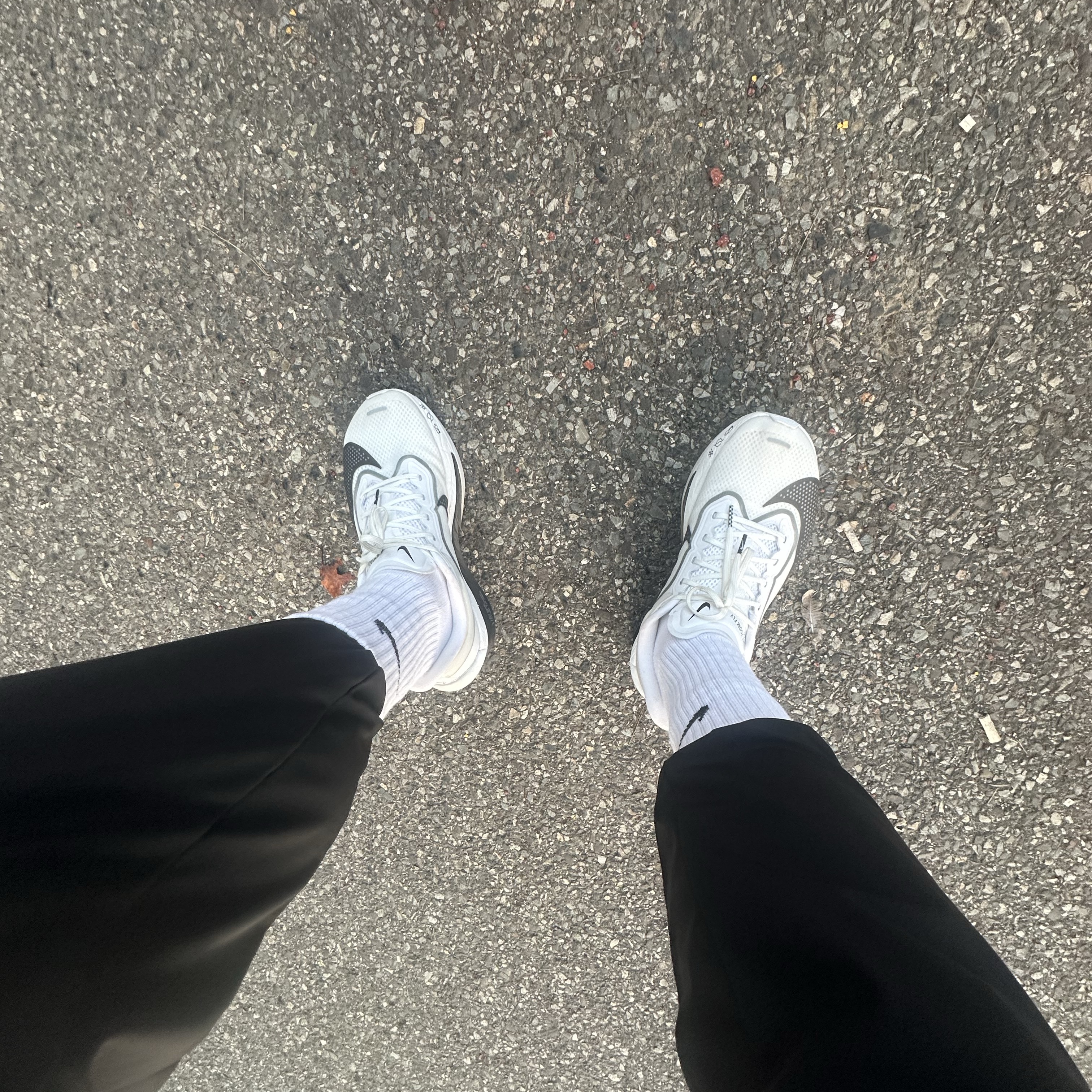 Nike Zoom Fly 6 White Smoke Grey 착용 스타일 - 3
