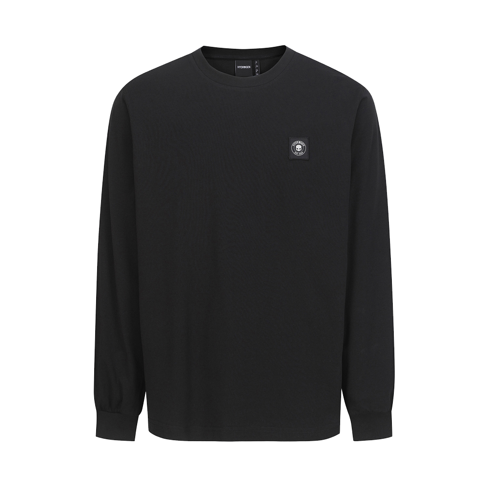 H31D3TR310 HYDROGEN Unisex Basic Long-Sleeve T-Shirt Black
