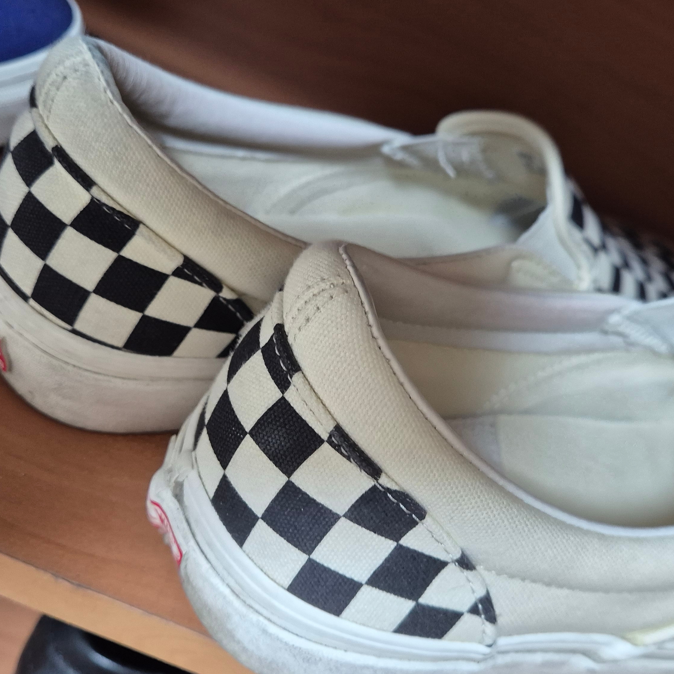 Vans Vault OG Classic Slip-On Checkerboard 착용 스타일