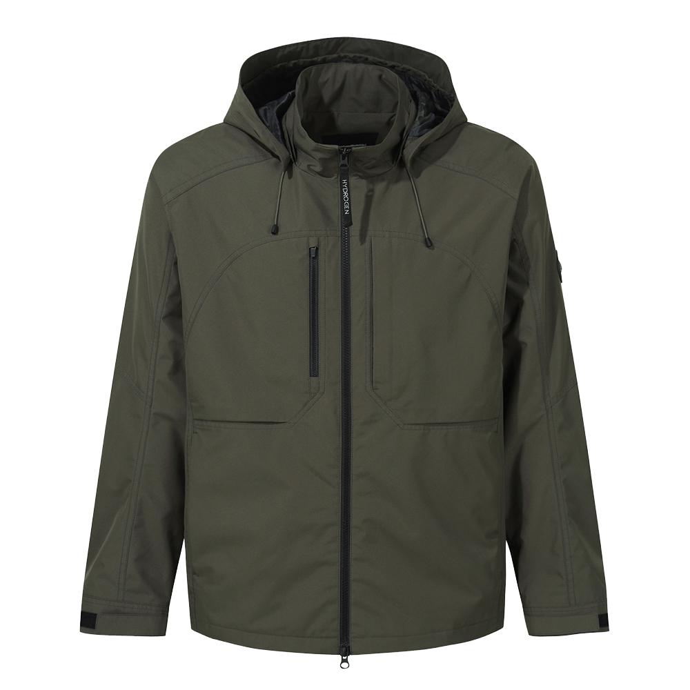 하이드로겐 남성 액티브 2L 방풍 자켓 카키(HYDROGEN Men's Active 2L Windproof Jacket Khaki)
