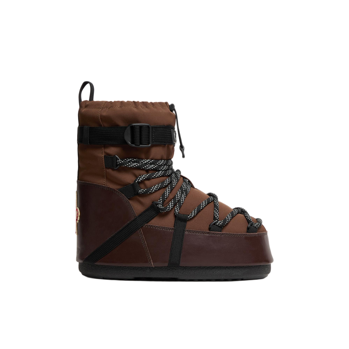 몽클레르 x 문부츠 몽클레르 그레노블 아이콘 로우 패딩 스노우 부츠 브라운 - 25FW(Moncler x Moon Boot Moncler Grenoble Icon Low Padded Snow Boot Brown - 25FW) - 1