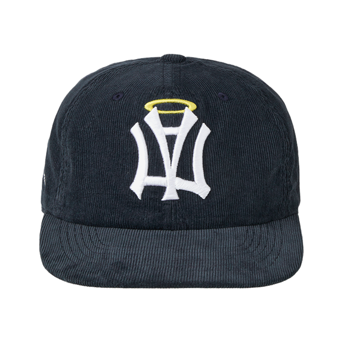 에이이에이이 에이이 심볼 코듀로이 엔젤 윙 캡 네이비(AEAE Ae Symbol Corduroy Angel Wing Cap Navy)
