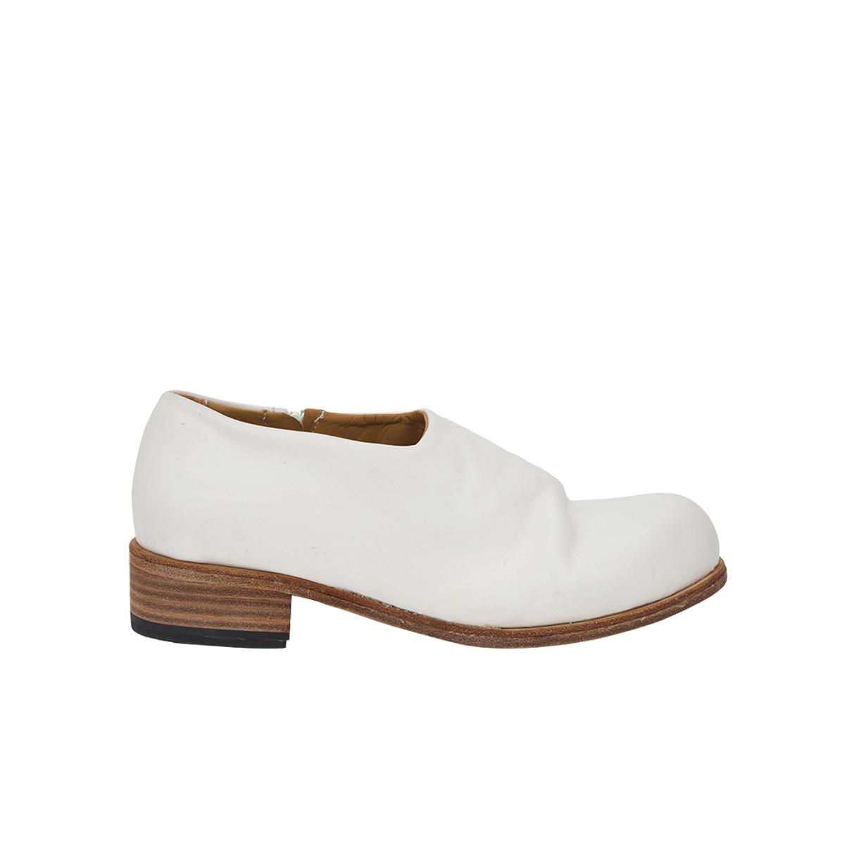 에드워드 커밍 우먼 버블리나 토 집온 화이트 - 25FW(Edward Cuming Women Bubblelina Toe Zip-On White - 25FW)
