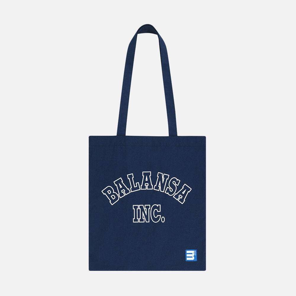 맨하탄 레코즈 x 발란사 라인 아치 에코백 - 네이비(Manhattan Records x Balansa Line Arch Eco Bag - Navy) - 2