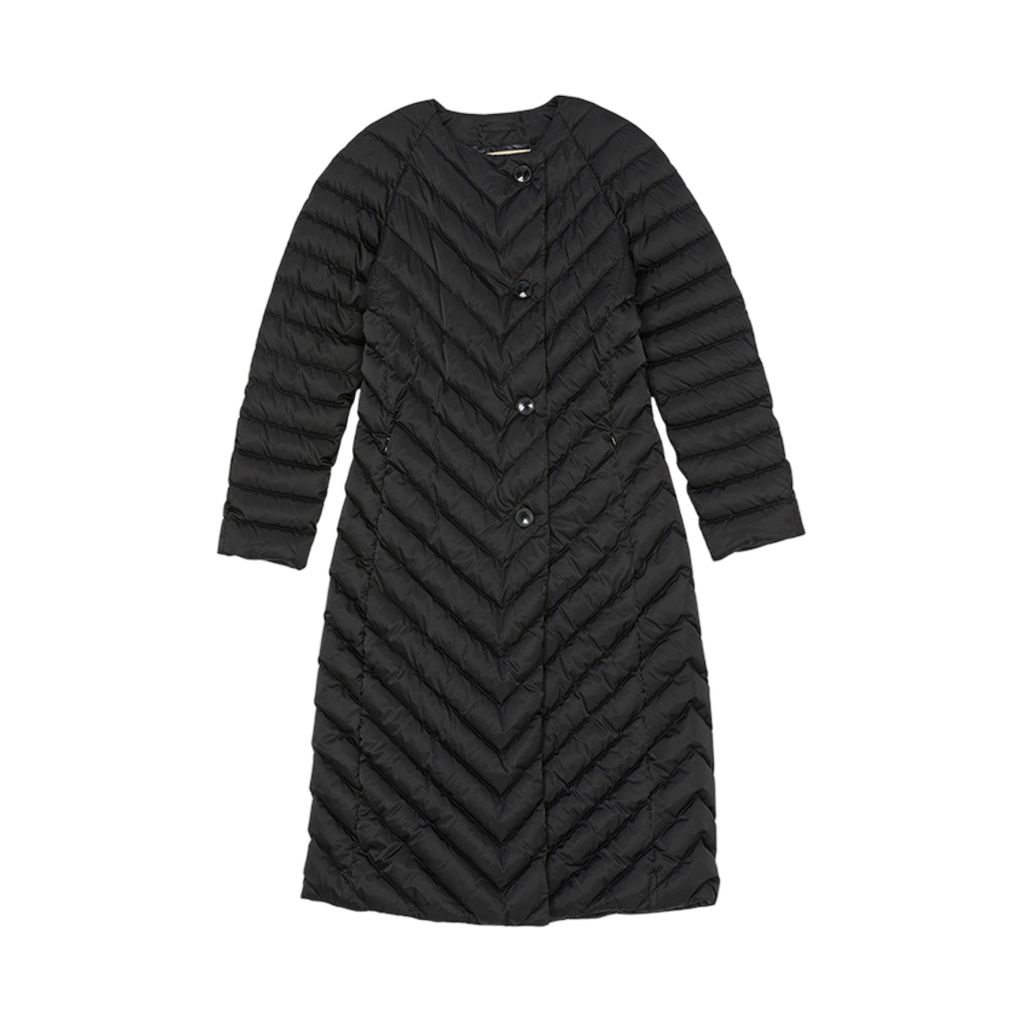 (W) 에르노 패딩 코트 블랙((W) Herno Padding Coat Black)