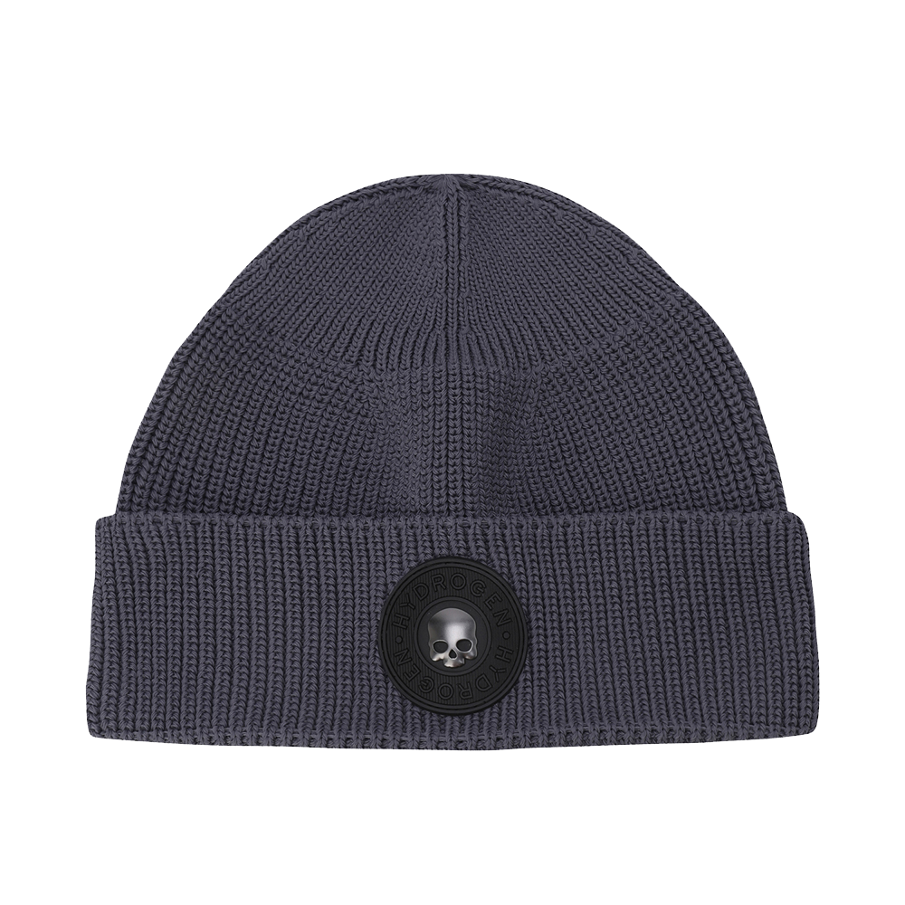 H31E4CP201 HYDROGEN SKULLPATCH BEANIE Grey