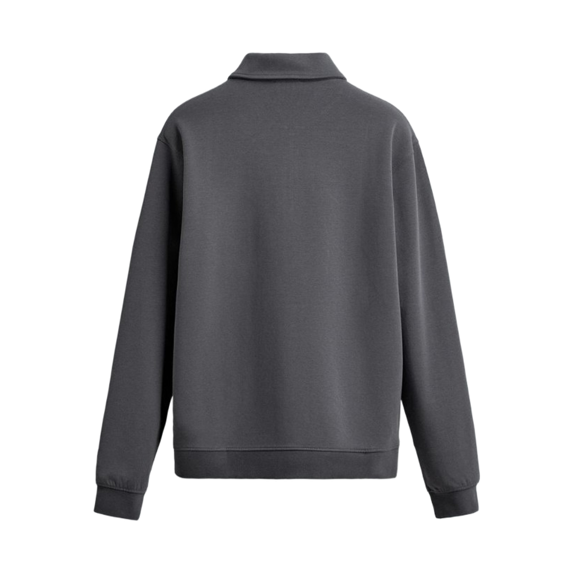 자라 인터락 폴로 지퍼 스웨트셔츠 블루 그레이(Zara Interlock Polo Zipper Sweatshirt Blue Grey) - 2