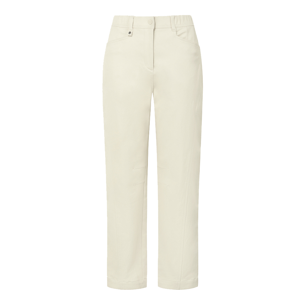 H21E4PT201 HYDROGEN Women's Curved Line Pants Ivory