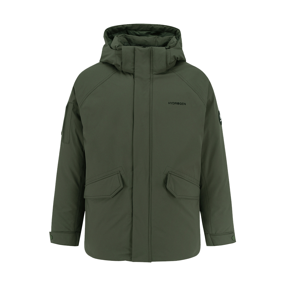 H31D4JD317 HYDROGEN Unisex Argon Safari RDS Down Jacket Green
