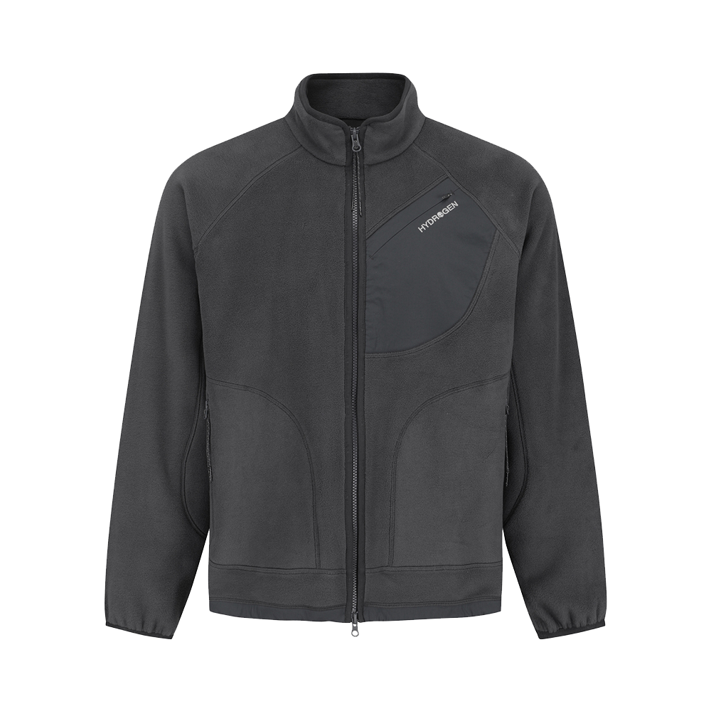 H31D4FT101 HYDROGEN Unisex Active Polartec Fleece Jacket Grey