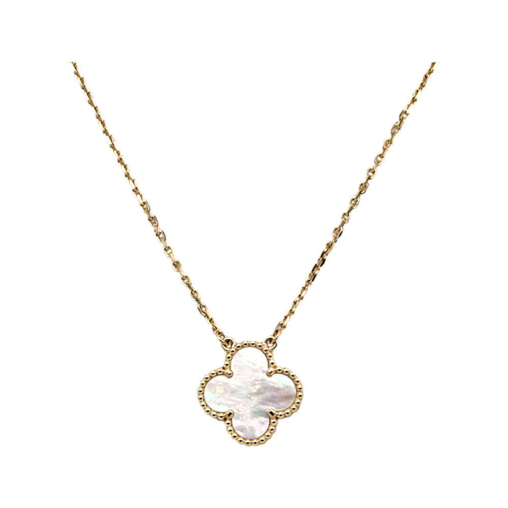 IT9OOVK269GF Van Cleef & Arpels Vintage Alhambra Mother-of-Pearl Necklace ARA45900