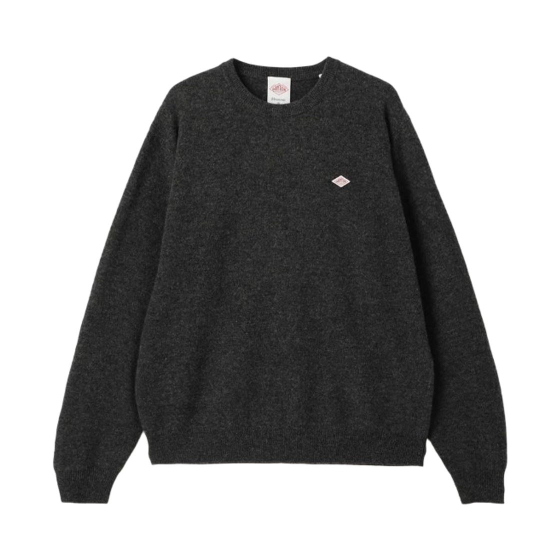 DT-D0028 Danton Lambswool Crewneck Knit Pullover Carbon