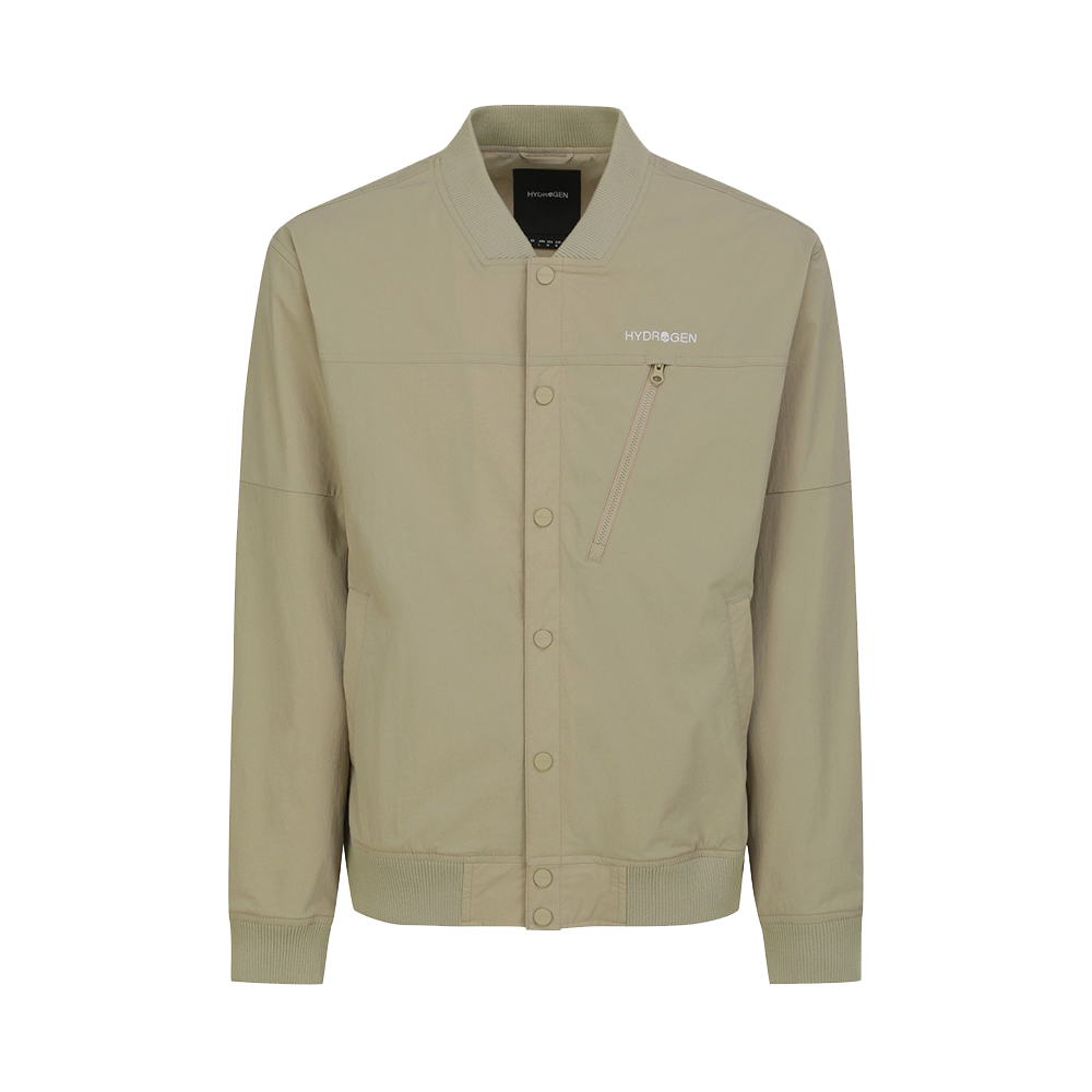 H31D3JP307 HYDROGEN Unisex AIRFLEX Stadium Jacket Beige