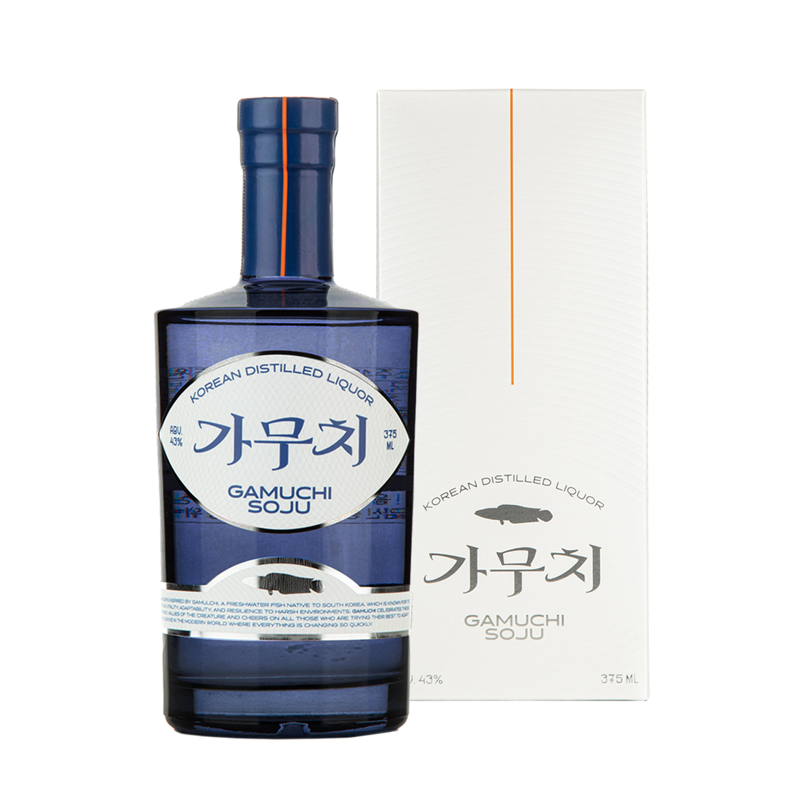 다농바이오 가무치소주 43도 375ml(DANONG BIO Gamuci Soju 43% 375ml)