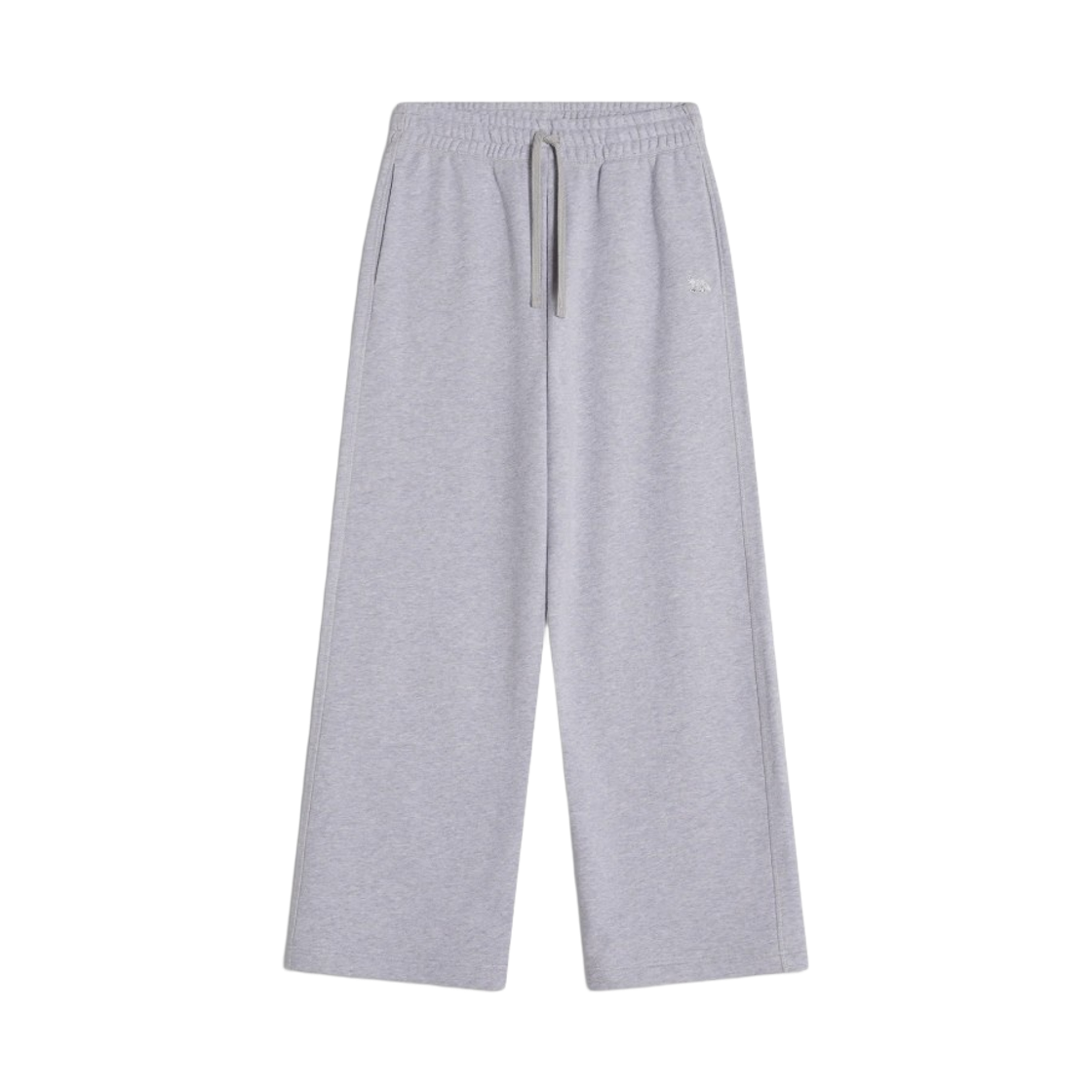 (W) 메종 키츠네 베이비 폭스 릴렉스드 조그 팬츠 라이트 그레이 멜란지((W) Maison Kitsune Baby Fox Relaxed Jog Pants Light grey melange)