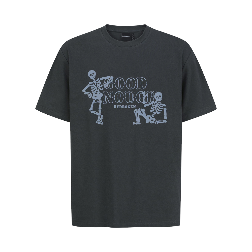 H31D3TR001 HYDROGEN Unisex Heritage Regular Fit Short-Sleeve T-Shirt Grey