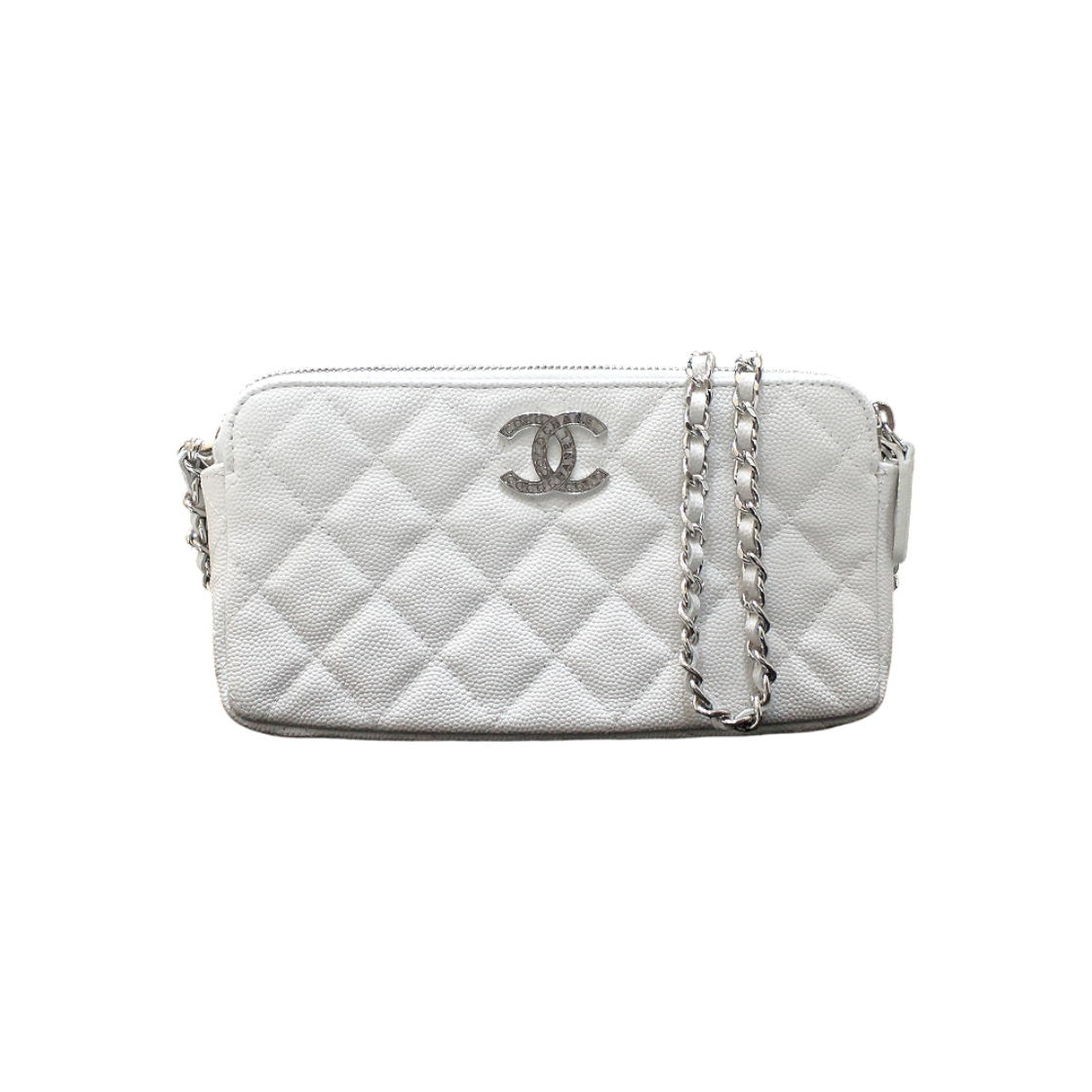 ITOWLE8VQBM6 Chanel Coco Logo Phone Holder Chain Shoulder Bag