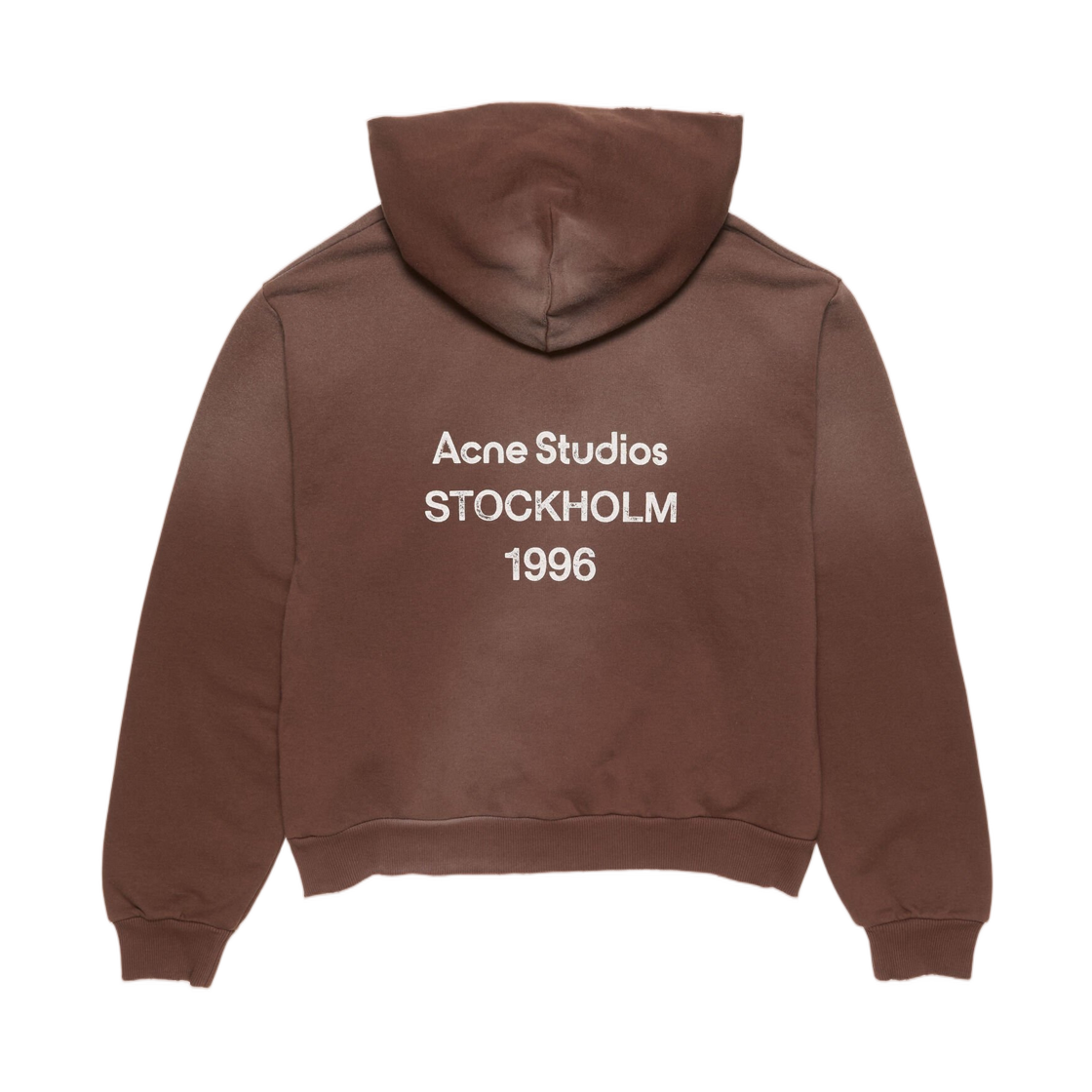 아크네 스튜디오 로고 후드 스웨터 초콜릿 브라운(Acne Studios Logo Hooded Sweater Chocolate Brown) - 2