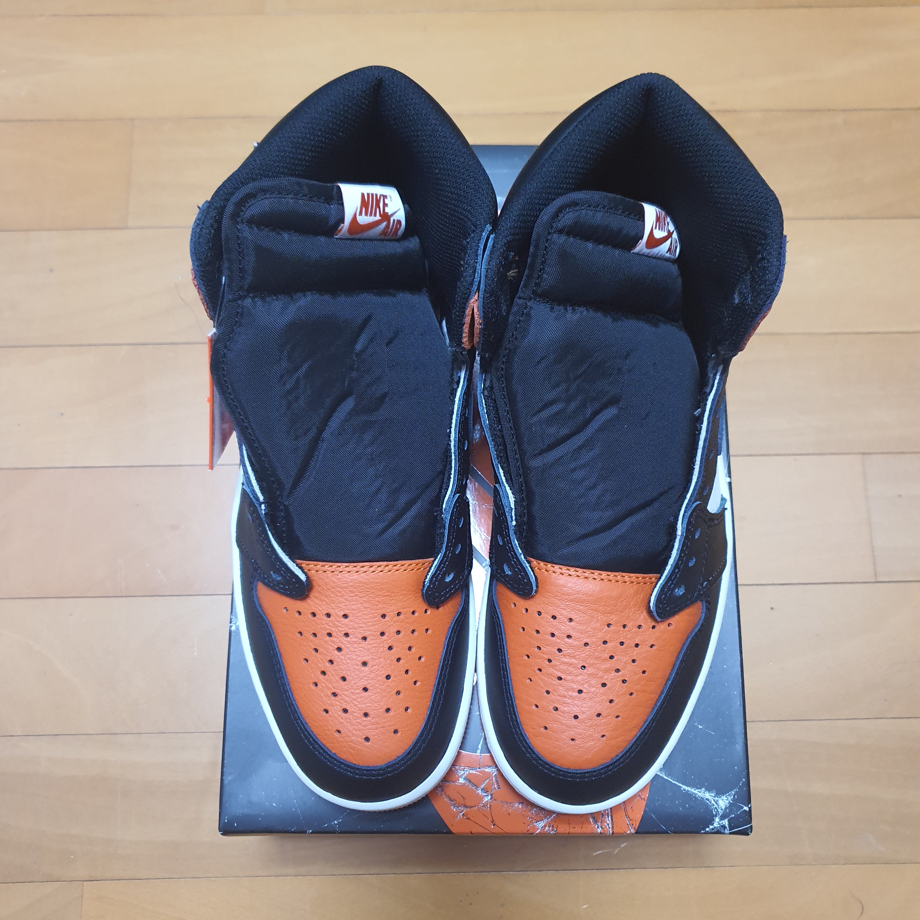 Jordan 1 Retro High OG Shattered Backboard 착용 스타일