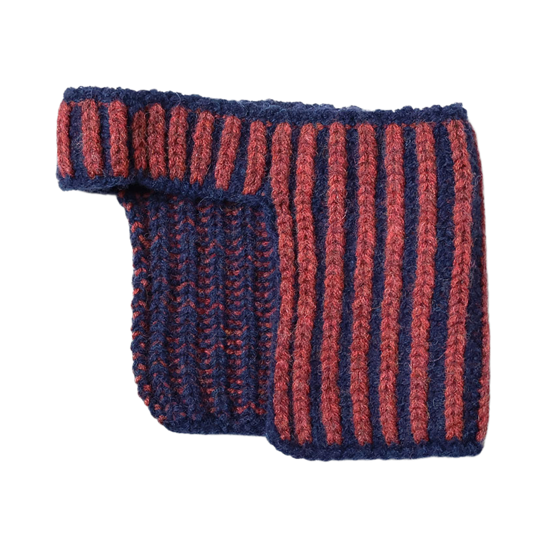 캐피탈 울 립 니트 캡 온 이어 워머 레드(Kapital Wool Rib Knit Cap-On Ear Warmers Red) - 1