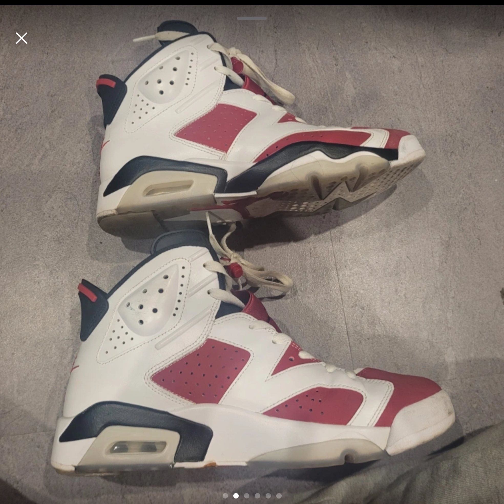 Jordan 6 Retro Carmine 2021 착용 스타일 - 2