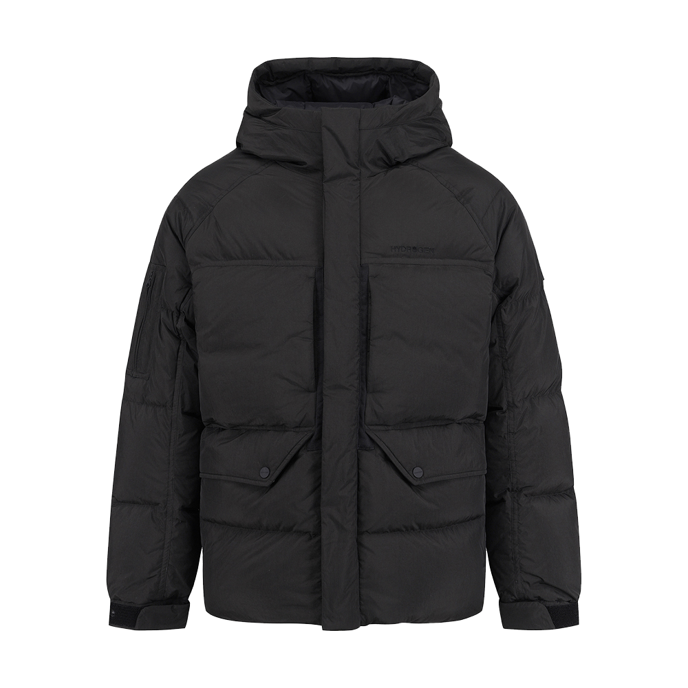 H31D4JD316 HYDROGEN Unisex Argon Washer RDS Down Jacket Black