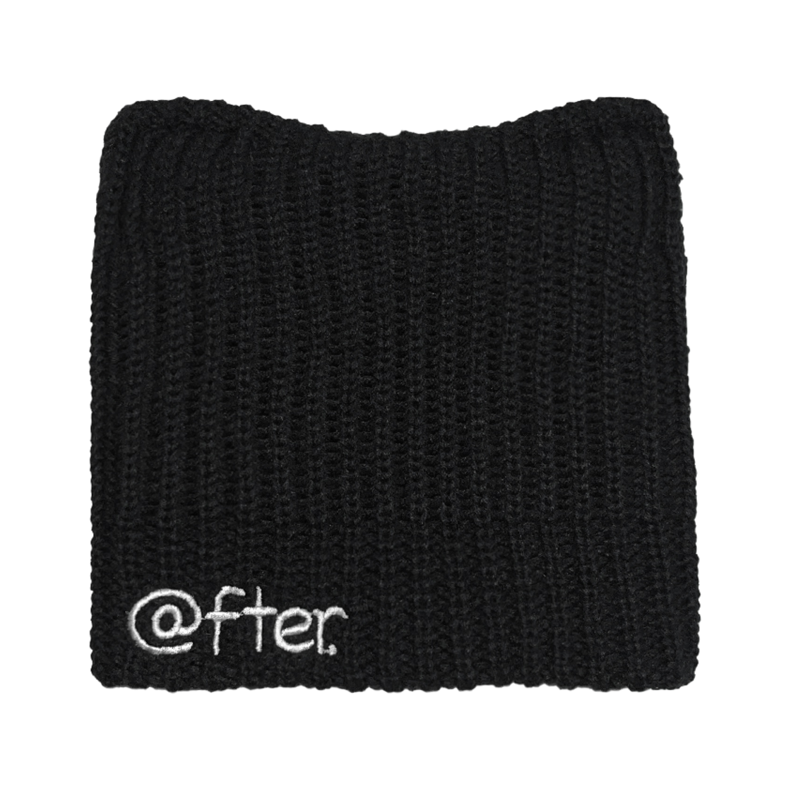 에프터누드 에프터 캣 이어 비니 블랙(Afternude After Cat Ear Beanie Black)
