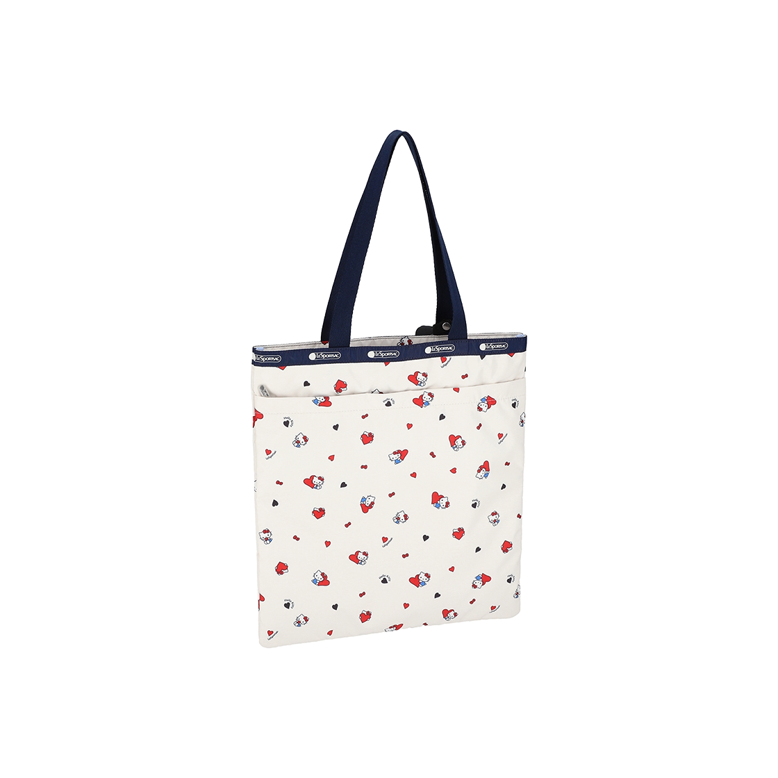 레스포색 헬로키티 하트 투 하트 라지 에메랄드 토트백([KREAM 단독] Lesportsac Hello Kitty Heart To Heart Large Emerald Tote) - 2