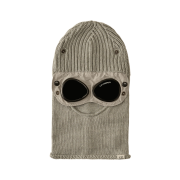 C.P. Company Extrafine Merino Wool Goggle Balaclava Moon Melange Grey - 25FW