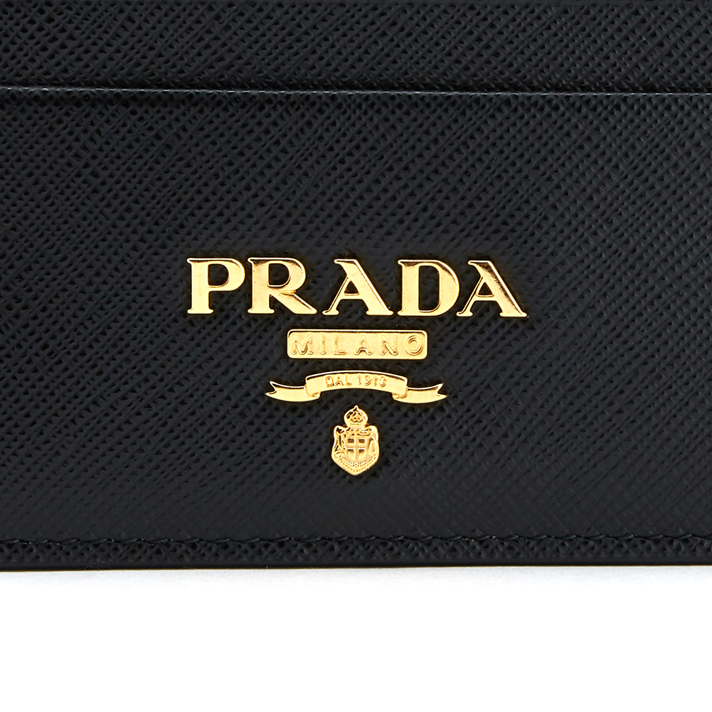 [25% 쿠폰] 프라다 사피아노 레더 카드 홀더 블랙([25% 쿠폰] Prada Saffiano Leather Card Holder Black) - 6