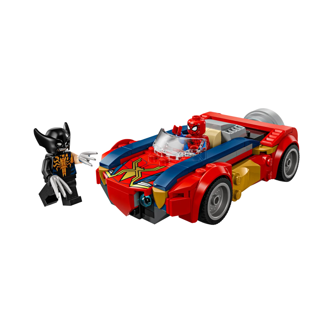 76336 Lego Marvel Spider-Man Car vs. Venomized Wolverine
