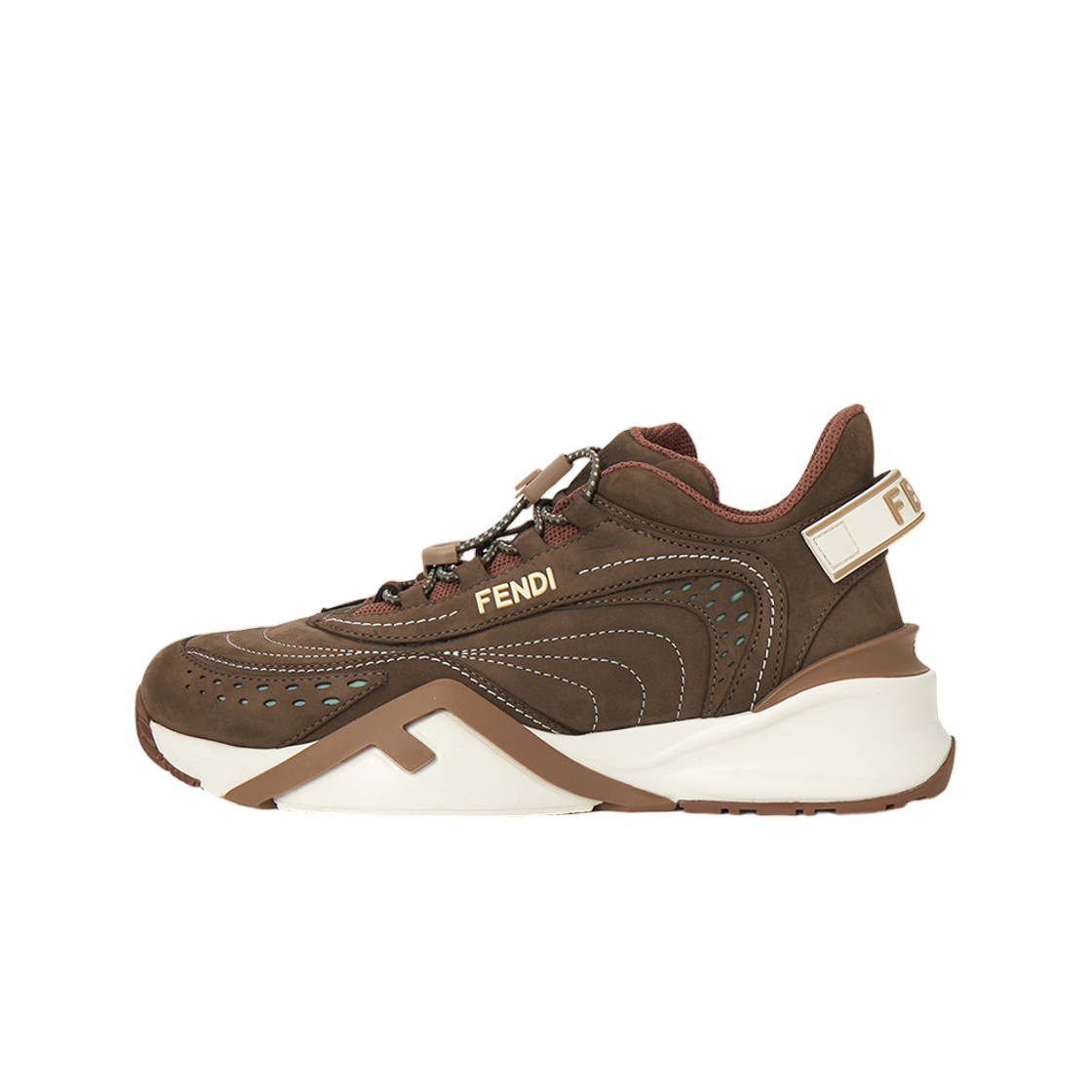 (W) 펜디 플로우 스니커즈 브라운((W) Fendi Flow Sneakers Brown)