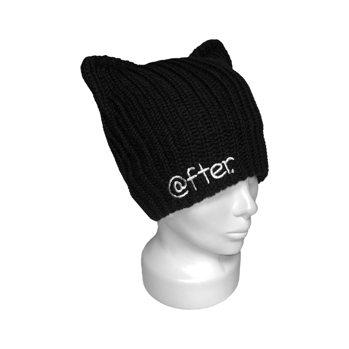 에프터누드 에프터 캣 이어 비니 블랙(Afternude After Cat Ear Beanie Black) - 2
