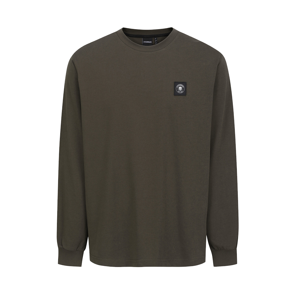 H31D3TR310 HYDROGEN Unisex Basic Long-Sleeve T-Shirt Brown