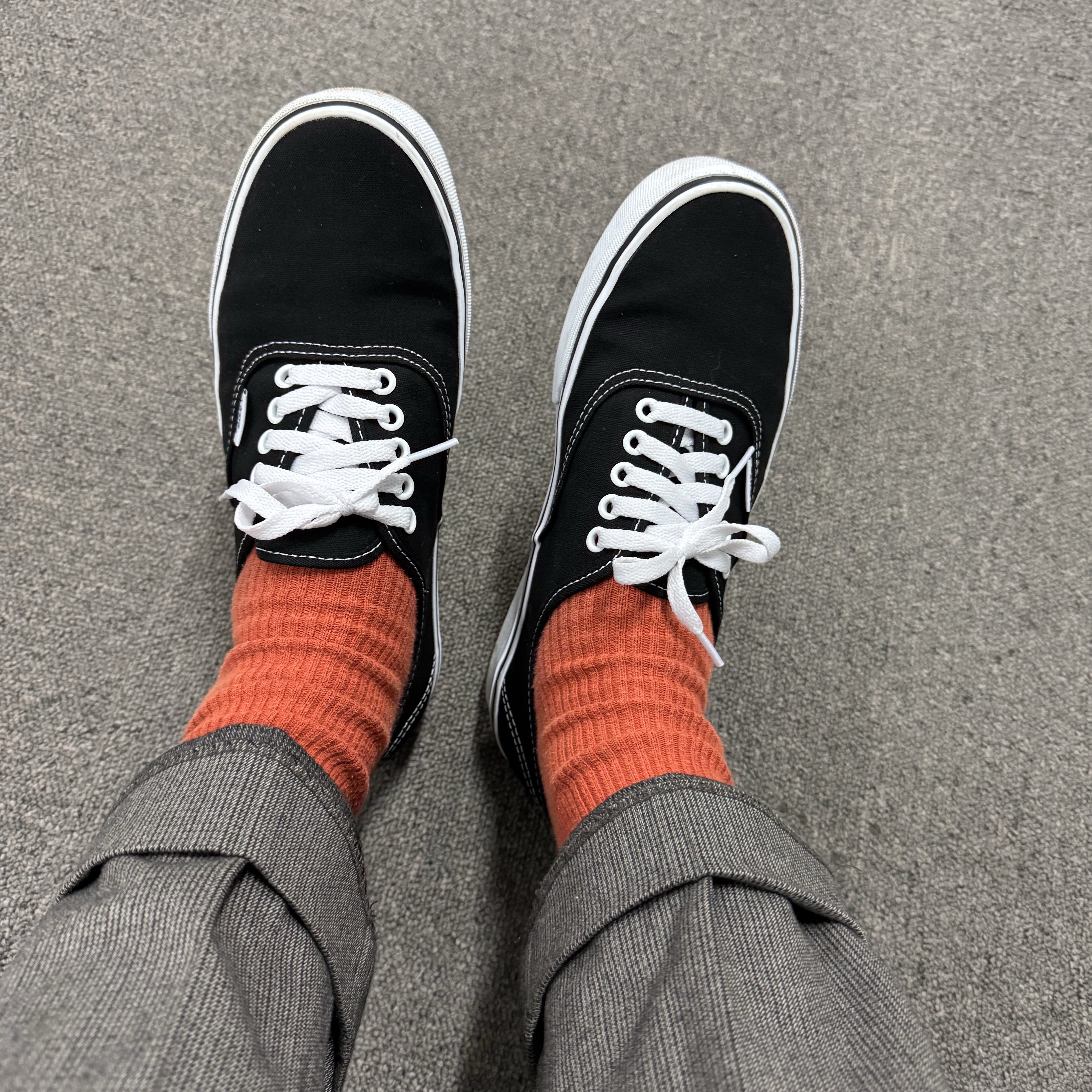 Vans Authentic Black White 착용 스타일