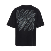 Off-White Scribble Diagonal Skate Short Sleeve T-Shirt Black
