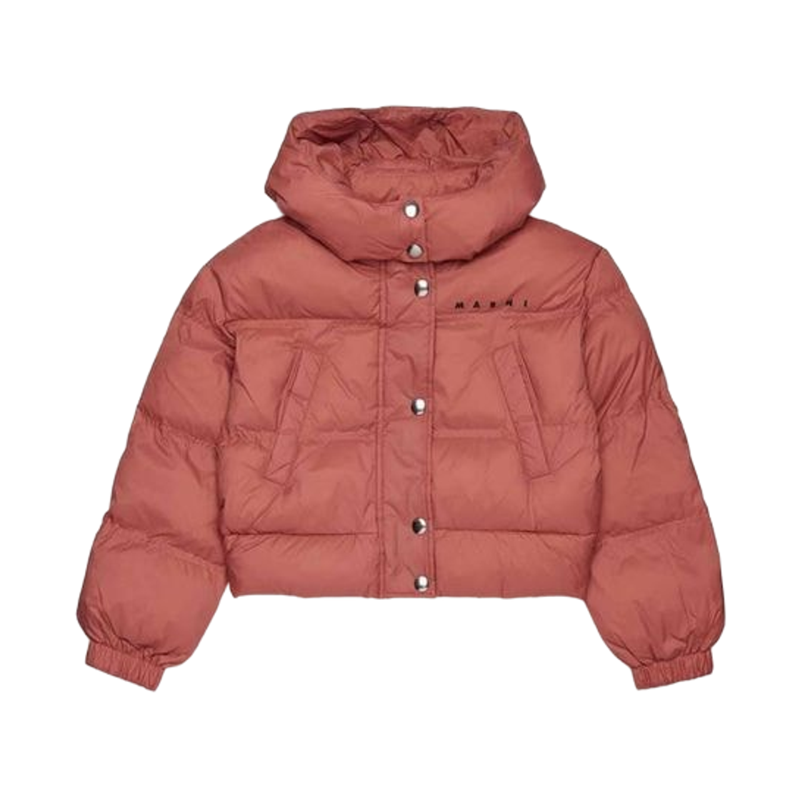 (키즈) 마르니 로고 패딩 자켓 핑크((Kids) Marni Logo Padded Jacket Pink)