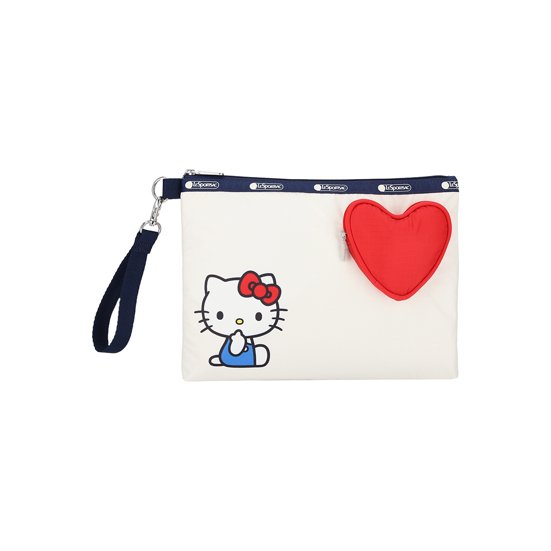 레스포색 헬로키티 랏츠오브 러브 하트 파우치([KREAM 단독] Lesportsac Hello Kitty Lots Of Love Heart Pouch)
