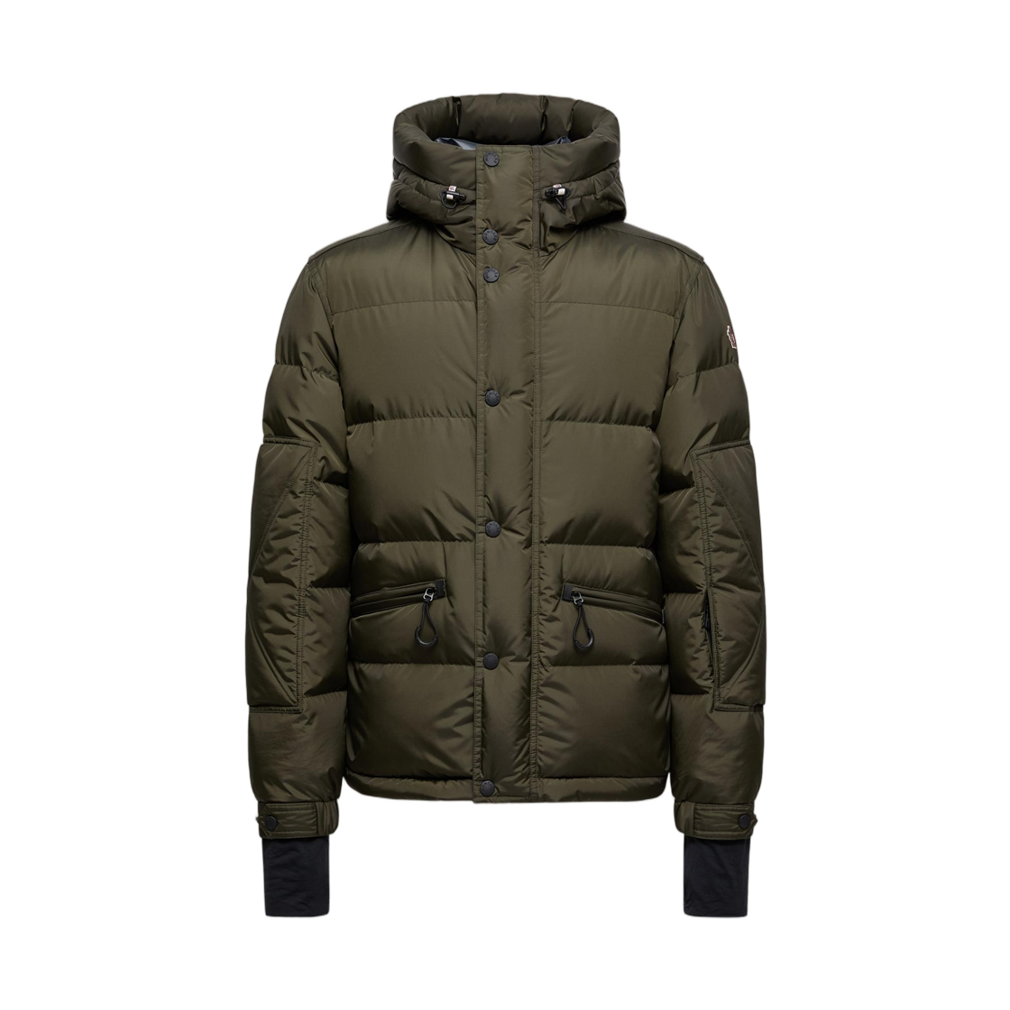 K2-097-1A00023-595JN-832 Moncler Kasanka Hooded Down Ski Jacket Olive Green - 25FW