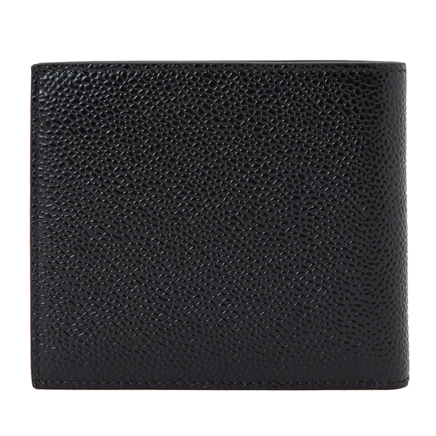 [25% 쿠폰] 톰브라운 페블 그레인 레더 빌 폴드 지갑 블랙([25% 쿠폰] Thom Browne Pebble Grain Bill Fold Wallet Black) - 4
