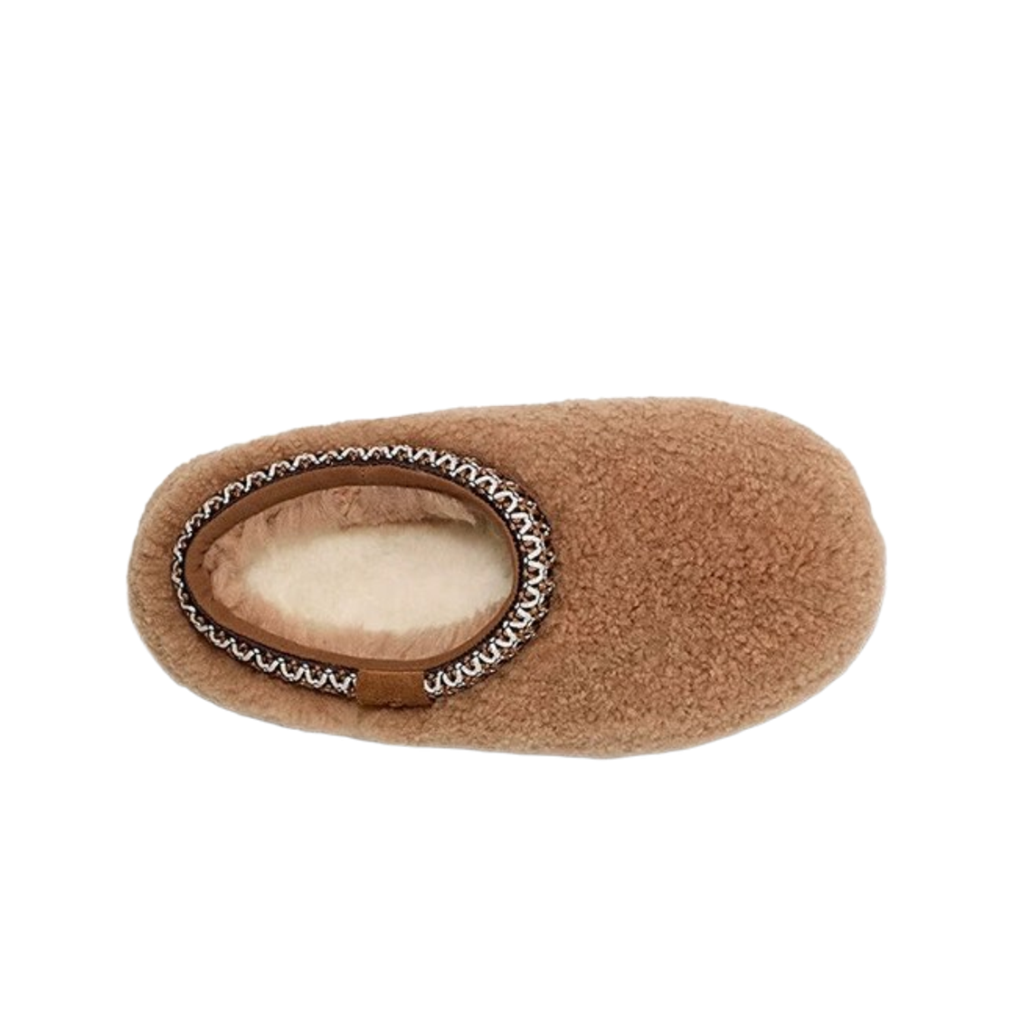 (키즈) 어그 타스만 맥시 컬리 슬리퍼 체스트넛((Kids) UGG Tasman Maxi Curly Slipper Chestnut) - 2