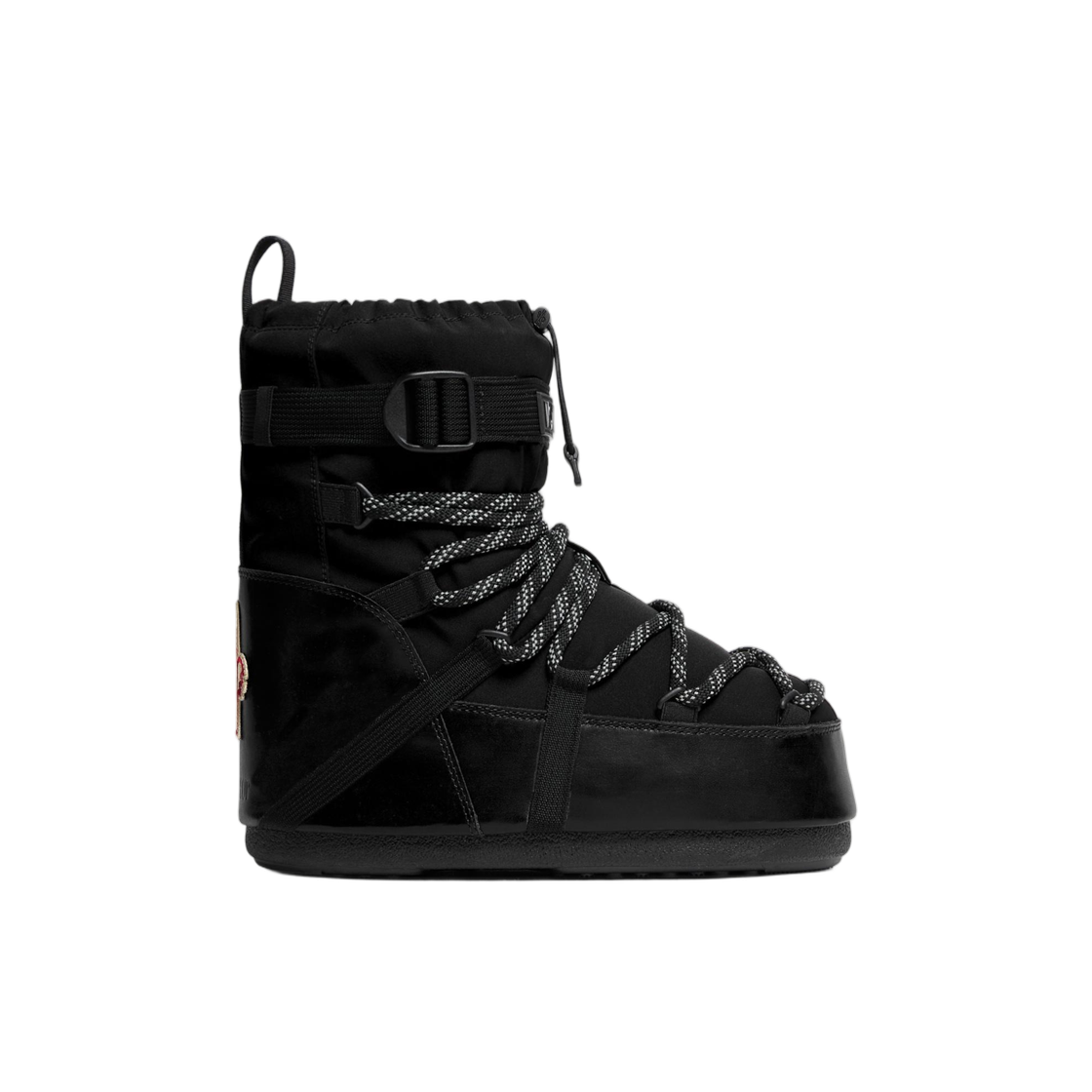 몽클레르 x 문부츠 몽클레르 그레노블 아이콘 로우 패딩 스노우 부츠 블랙 - 25FW(Moncler x Moon Boot Moncler Grenoble Icon Low Padded Snow Boot Black - 25FW) - 1