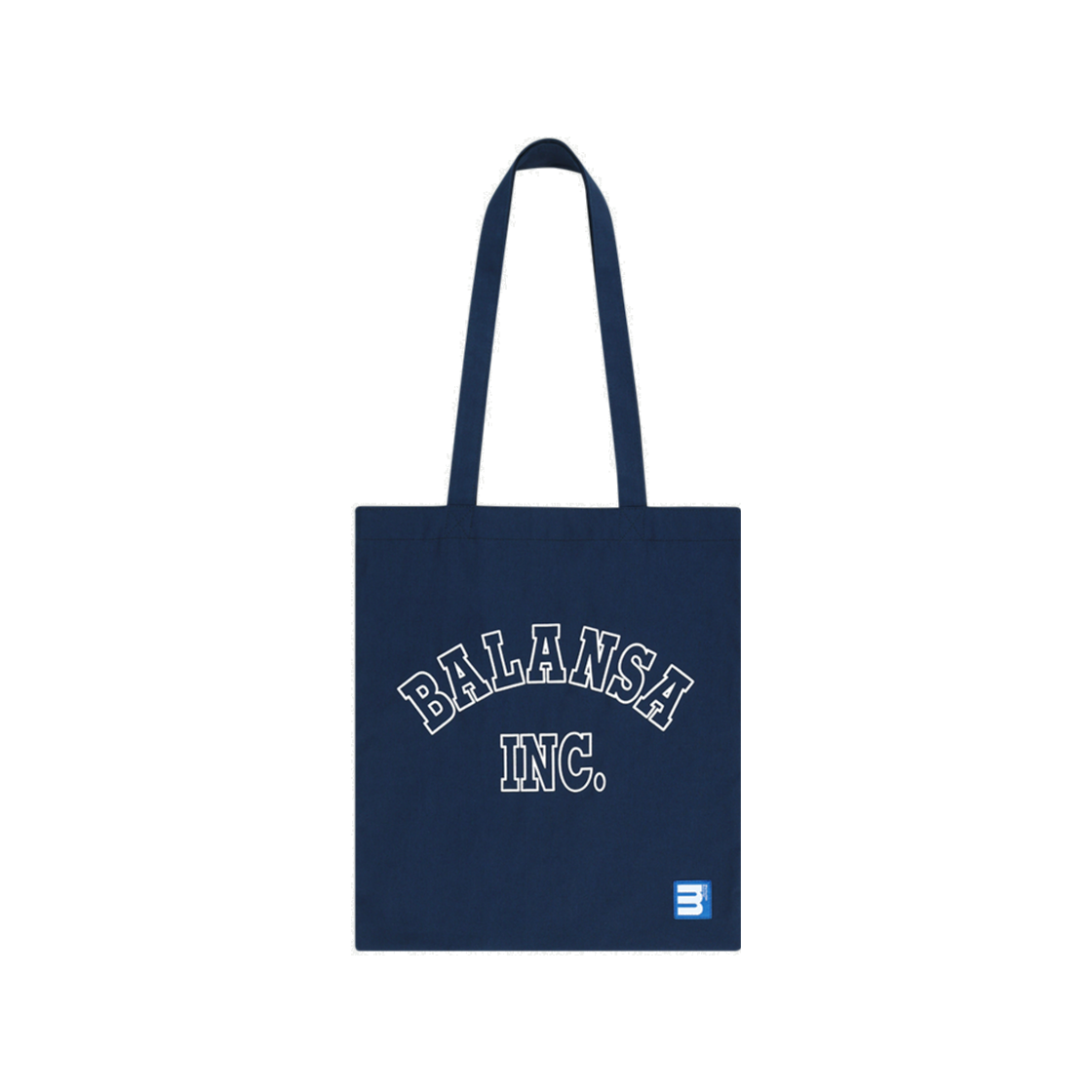 맨하탄 레코즈 x 발란사 라인 아치 에코백 - 네이비