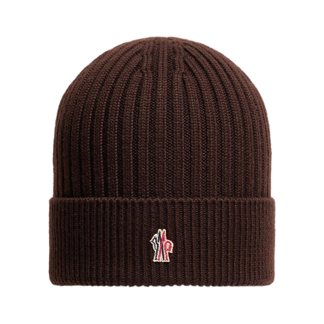 몽클레르 울 비니 브라운 - 25FW(Moncler Wool Beanie Brown - 25FW)