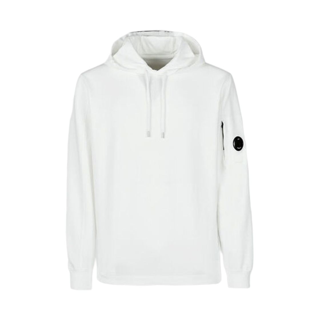 14CMSS033A002246G103 C.P. Company Light Fleece Hoodie Gauze White - 23SS