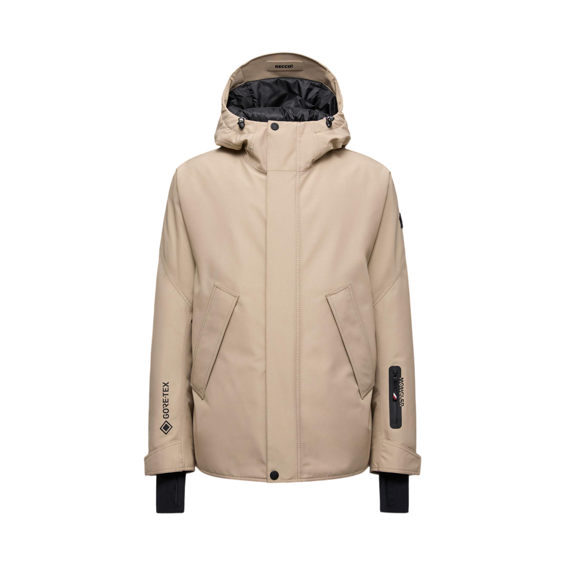 몽클레르 람비르 후드 고어텍스 스키 자켓 라이트 베이지 - 25FW(Moncler Lambir Hooded Gore-Tex Ski Jacket Light Beige - 25FW) - 1