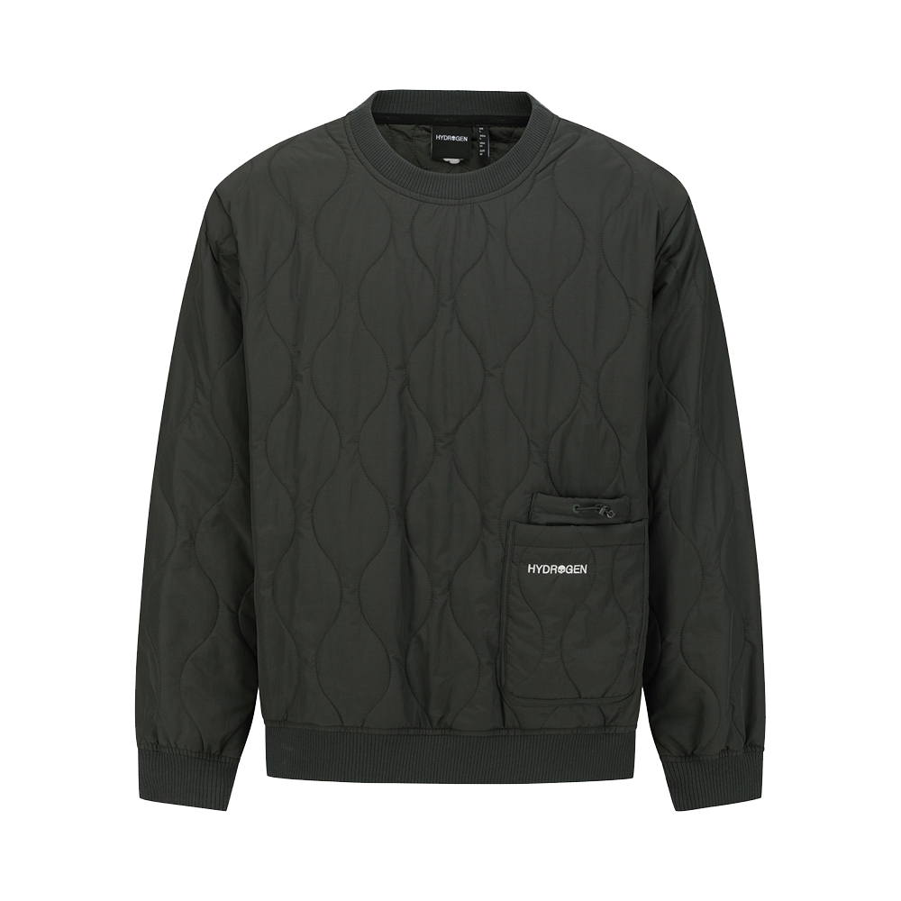 H31D4FM092 HYDROGEN Unisex Padded Sweatshirt Grey