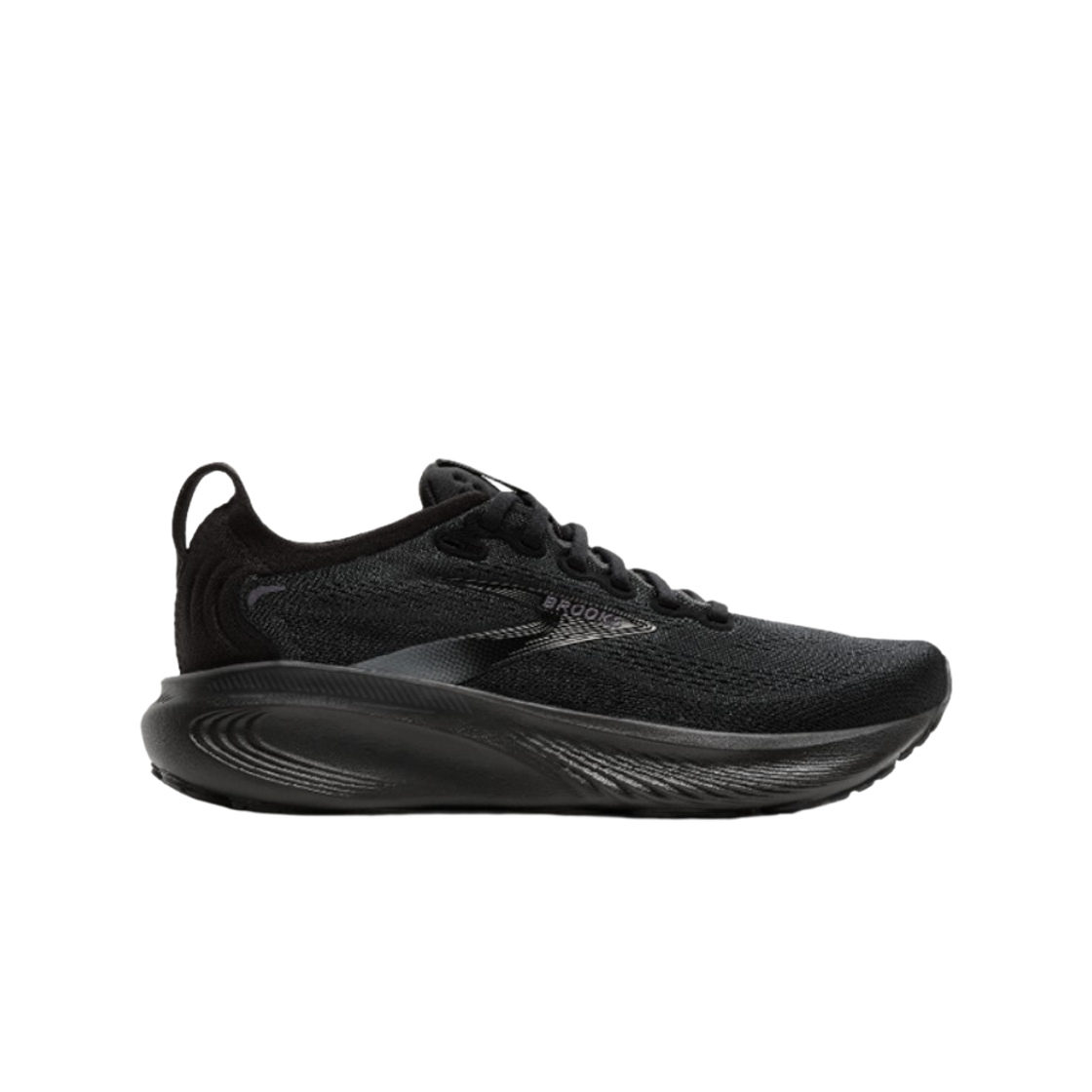 (W) 브룩스 러닝 아드레날린 GTS 25 블랙 - D 와이드((W) Brooks Running Adrenaline GTS 25 Black - D Wide)